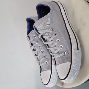 Converse Gray Athletic Shoes Size 8